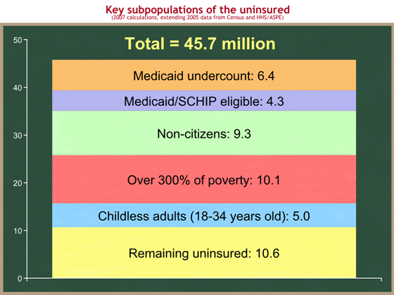 uninsured subpopulations